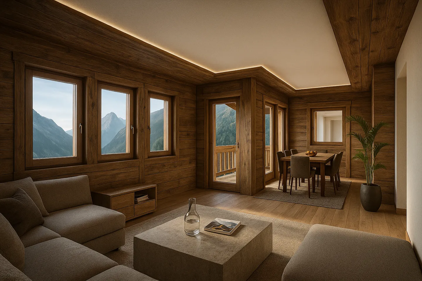 Beautiful 4.5-room garden apartment in Evolène - Photo 2 of 13