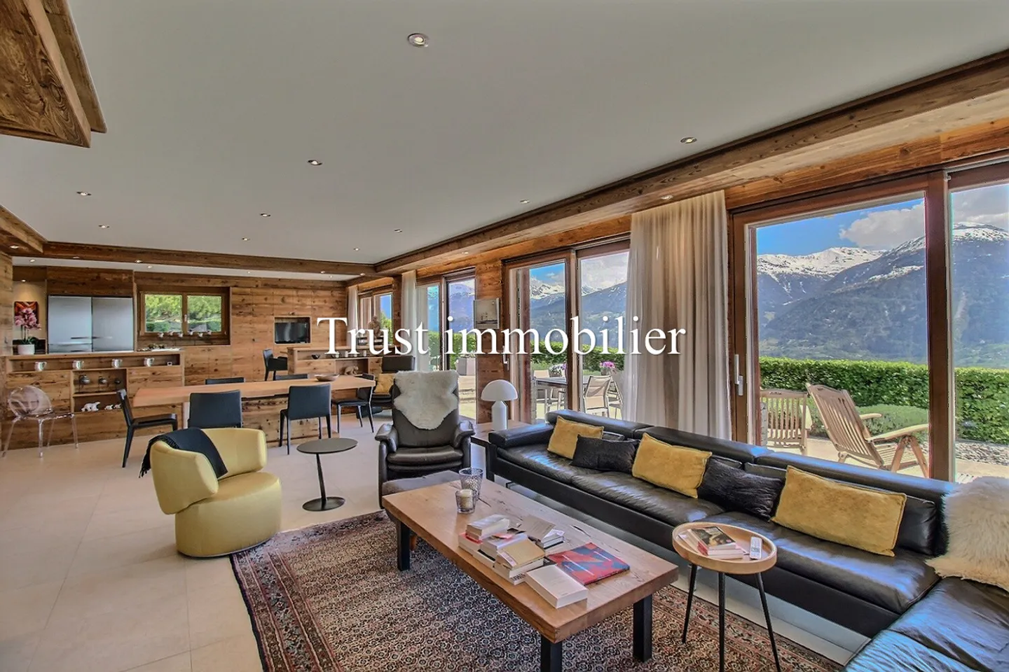 Außergewöhnliches Chalet mit Panoramablick in Sergnou, Lens - Foto 14 von 30