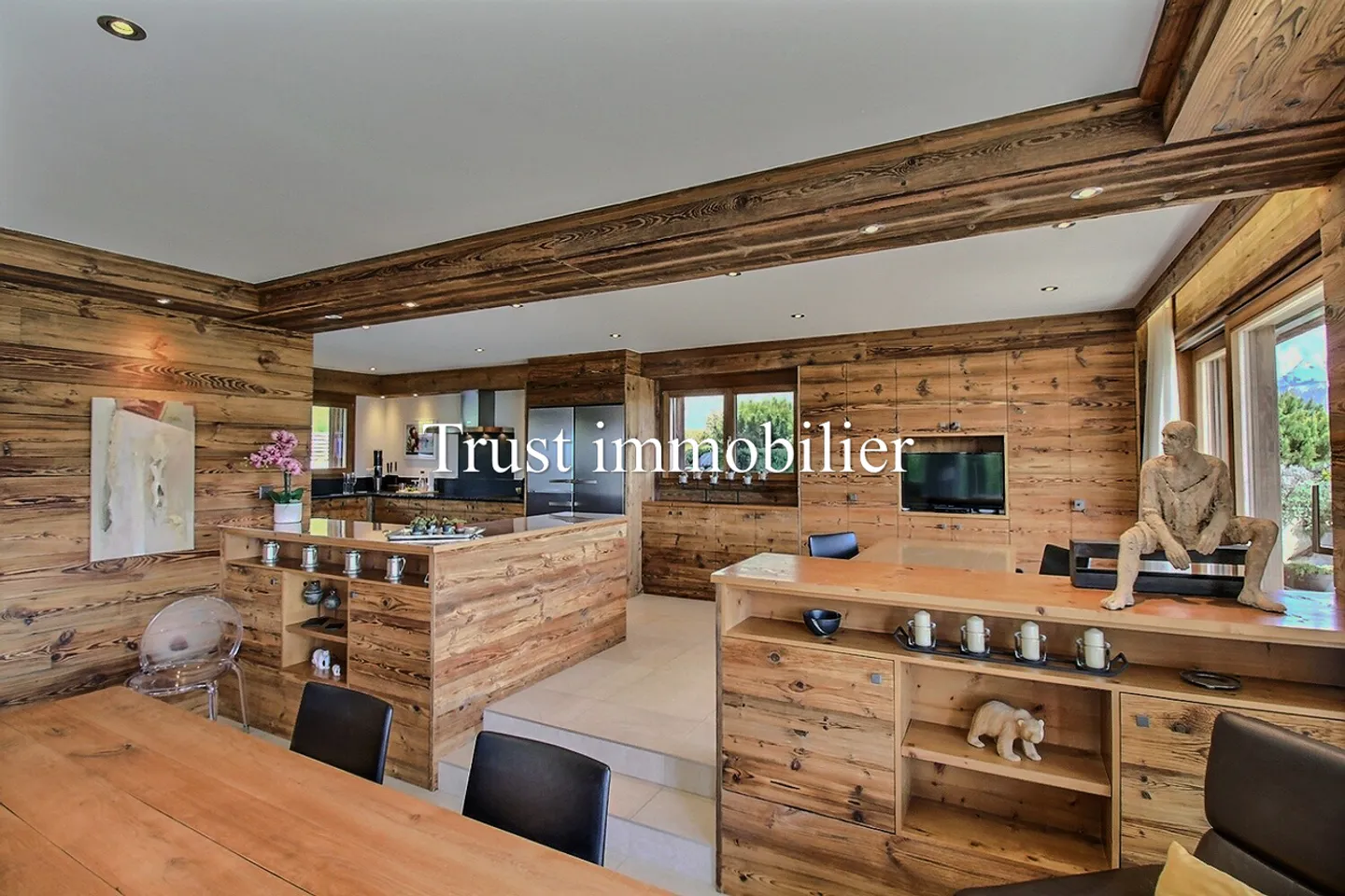 Außergewöhnliches Chalet mit Panoramablick in Sergnou, Lens - Foto 10 von 30