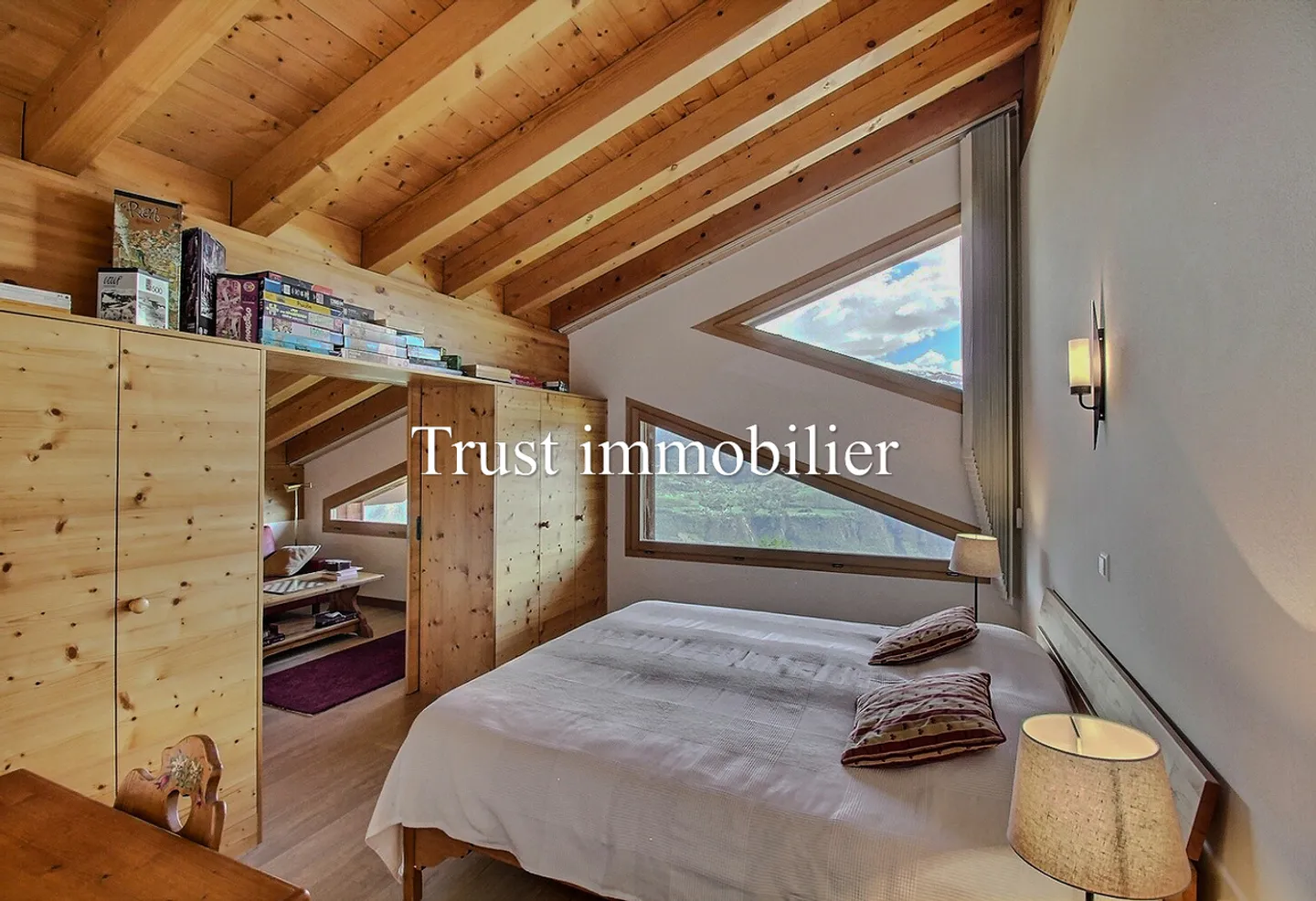 Außergewöhnliches Chalet mit Panoramablick in Sergnou, Lens - Foto 23 von 30