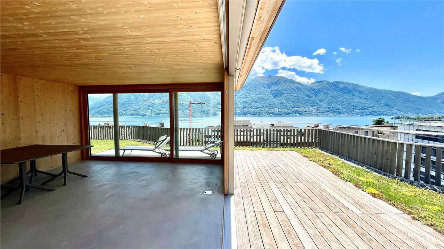 Minusio - Neues Apartment mit großem Garten und Seeblick - Foto 12 von 13