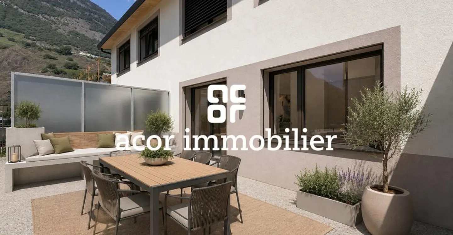 Villa mitoyenne d'exception au coeur de Saillon – 165 m² – 6 pièces - Photo 10 of 11