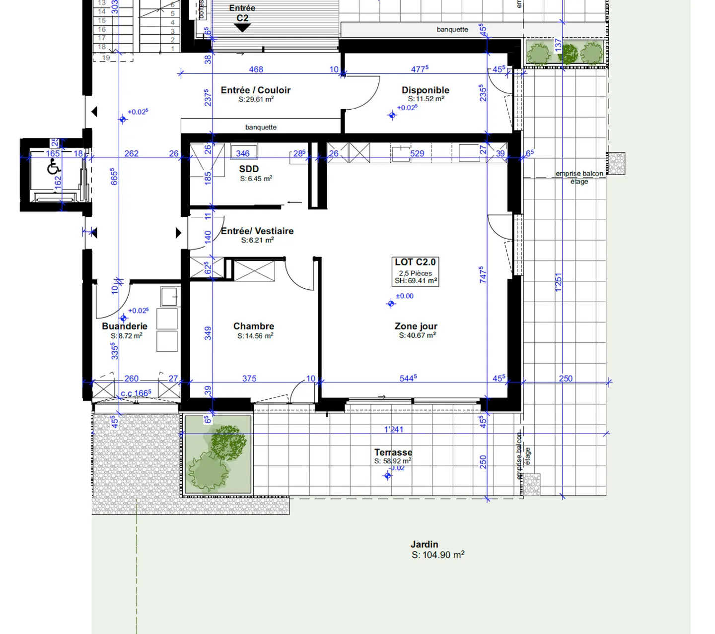 Spacious Ground Floor Apartment 2.5 Rooms New (69m²) - Photo 6 of 8