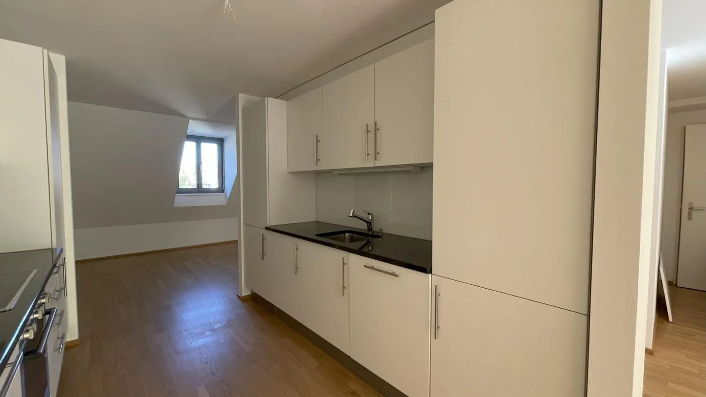 Renovated 3.5-room apartment with large terrace & wood stove - Photo 5 of 16