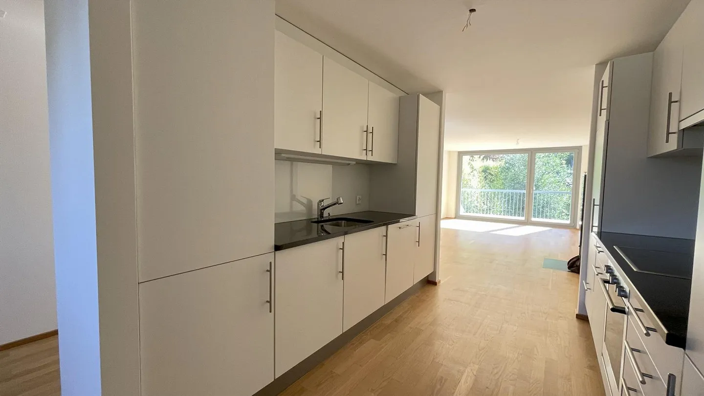 Renovated 3.5-room apartment with large terrace & wood stove - Photo 6 of 16