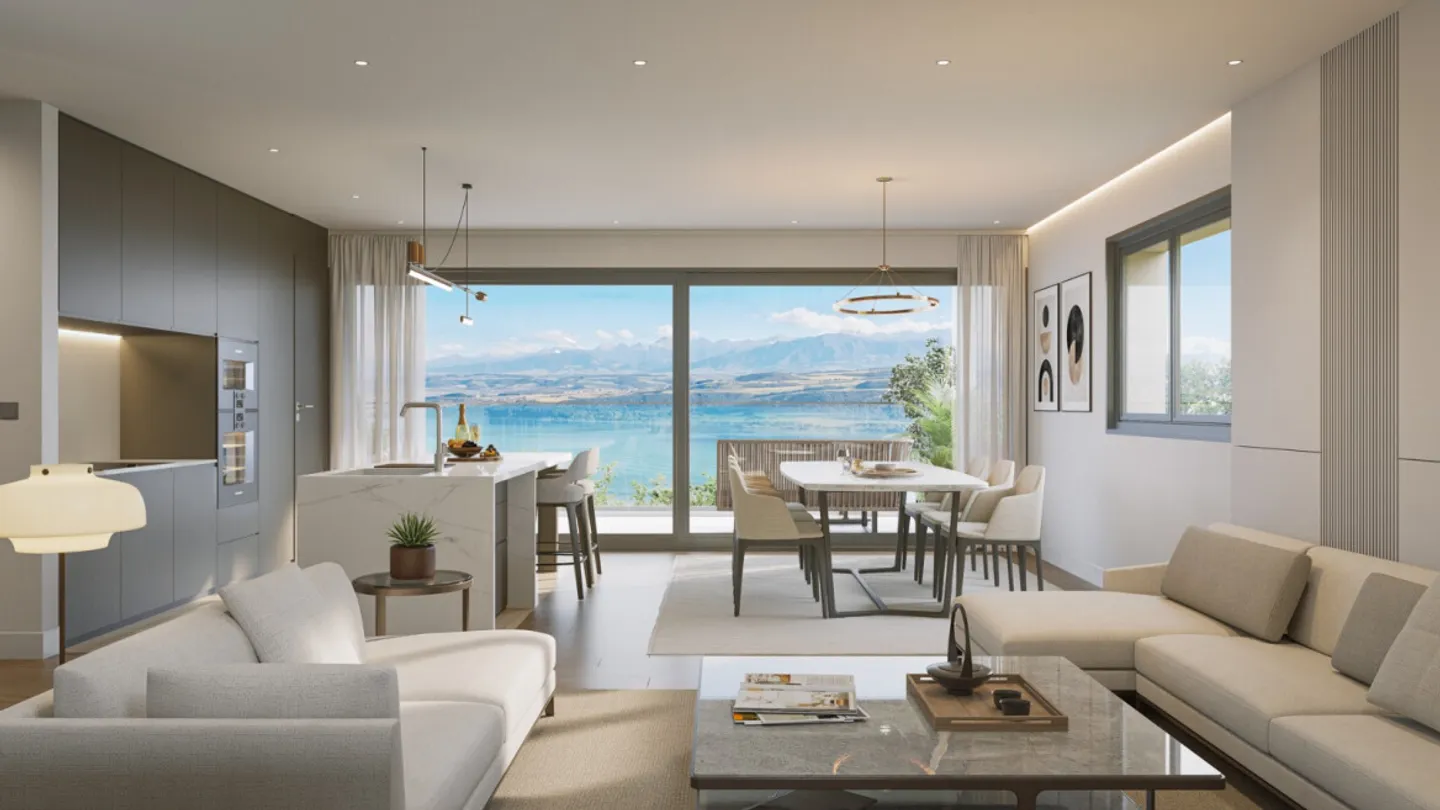 6 MAISONS NEUVES A VILLARS-BURQUIN AVEC VUE PLONGEANTE SUR LE LAC ! - Foto 2 di 13