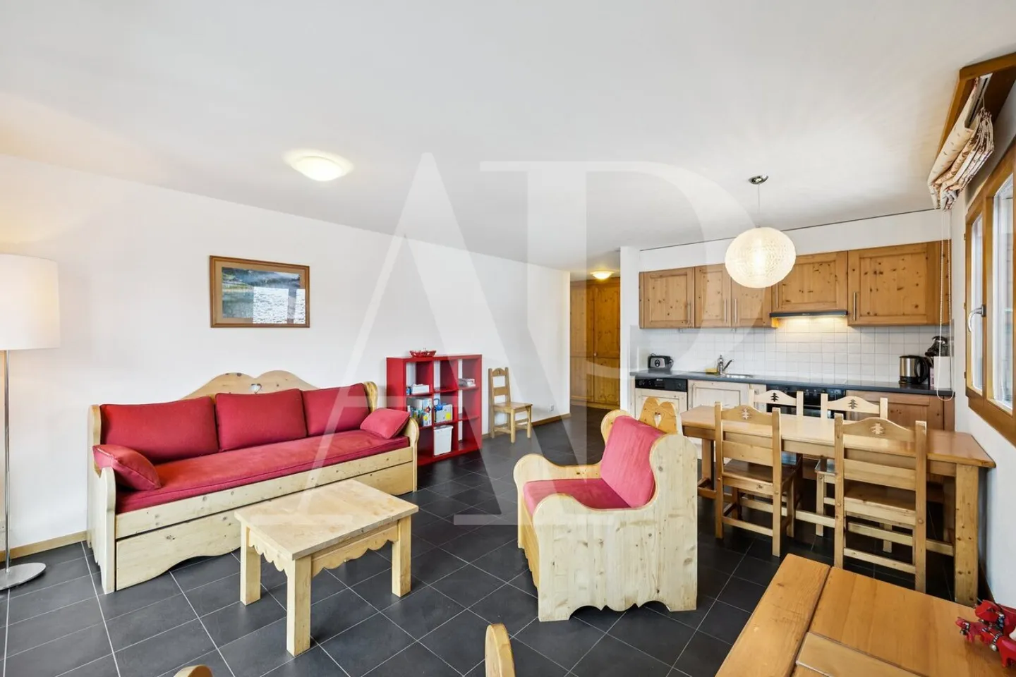 Charmante 3,5-Zimmer-Wohnung zu verkaufen in den Bains du Val d'Illiez - Foto 5 von 13