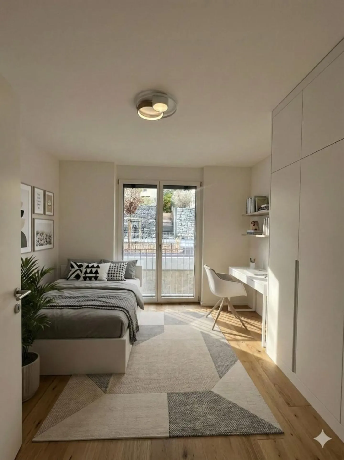 Ampio appartamento di 5,5 locali in città con giardino e terrazze doppie - Foto 6 di 10