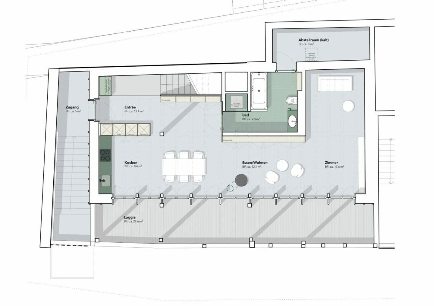 Prima occupazione appartamento maisonette di 4,5 stanze - Foto 3 di 9