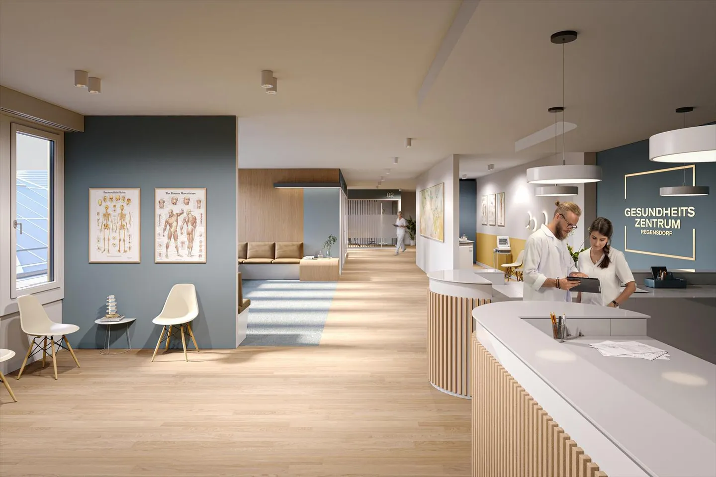 Espaces de pratique/santé spacieux à louer au centre de Regensdorf ! - Photo 2 sur 4