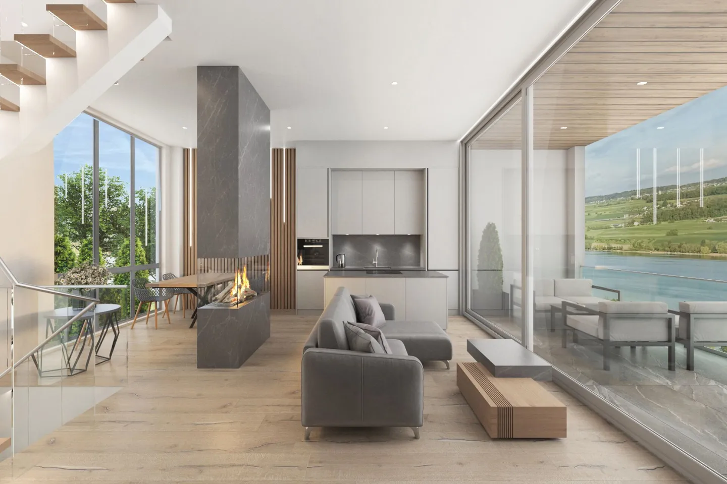 Maison individuelle avec réserve de terrain incluant un projet de nouvelle construction - maison jumelée avec vue imprenable sur le lac - Photo 10 sur 15