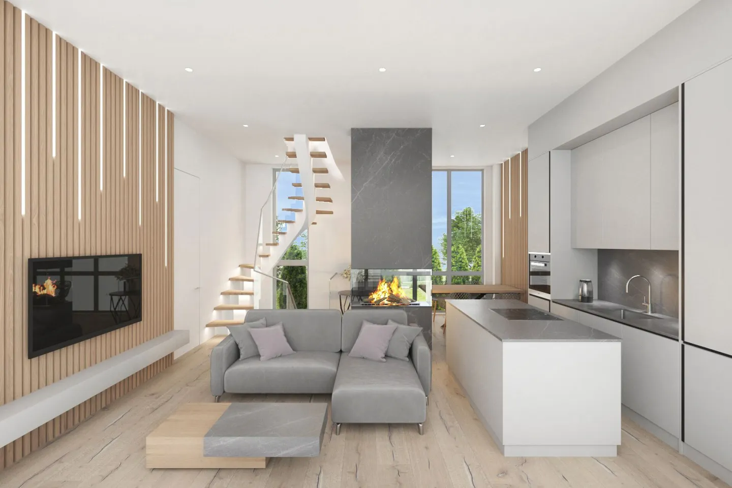 Maison individuelle avec réserve de terrain incluant un projet de nouvelle construction - maison jumelée avec vue imprenable sur le lac - Photo 11 sur 15