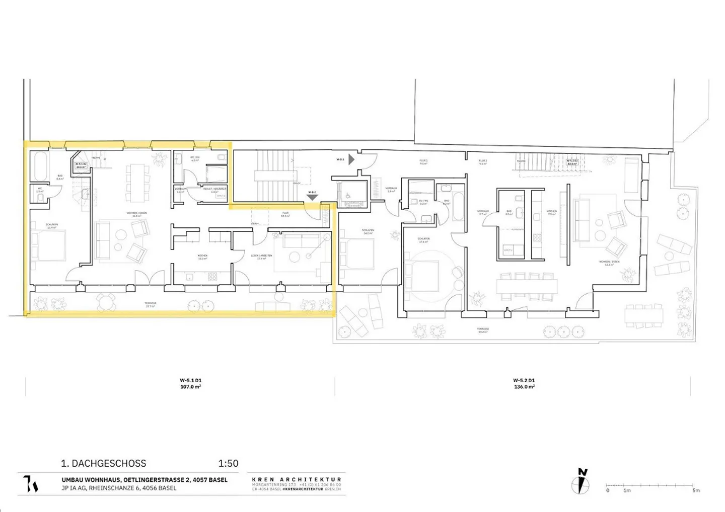 Rheinromantik: La tua nuova casa nel cuore di Basilea - Appartamento duplex 4.5 - Foto 9 di 10