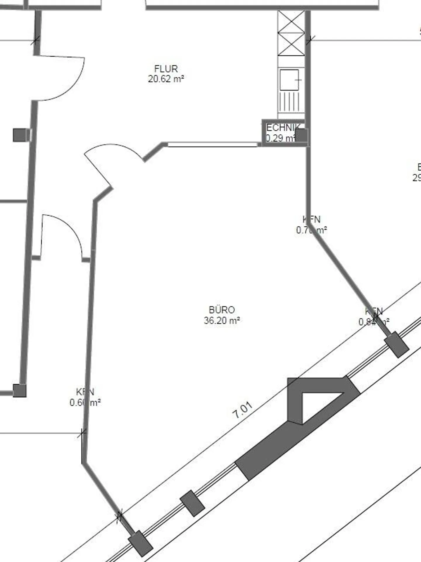 Office space for rent in the best location in the center of Seebach! - Photo 7 of 7