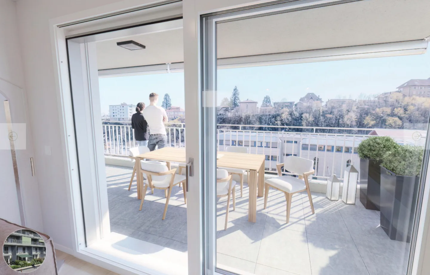 New Price! Spacious 4.5-room apartment with a 52 m2 living room plus terrace - Photo 2 of 7