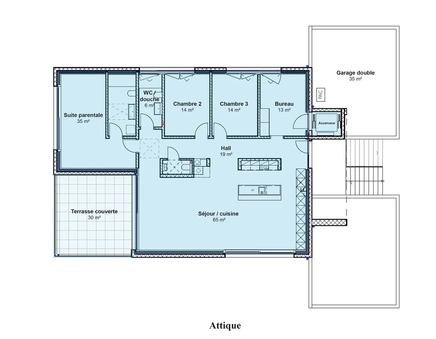 Cheyres, zu verkaufen, wunderschöne Penthousewohnung von 190 m2 mit Seeblick! - Foto 8 von 10