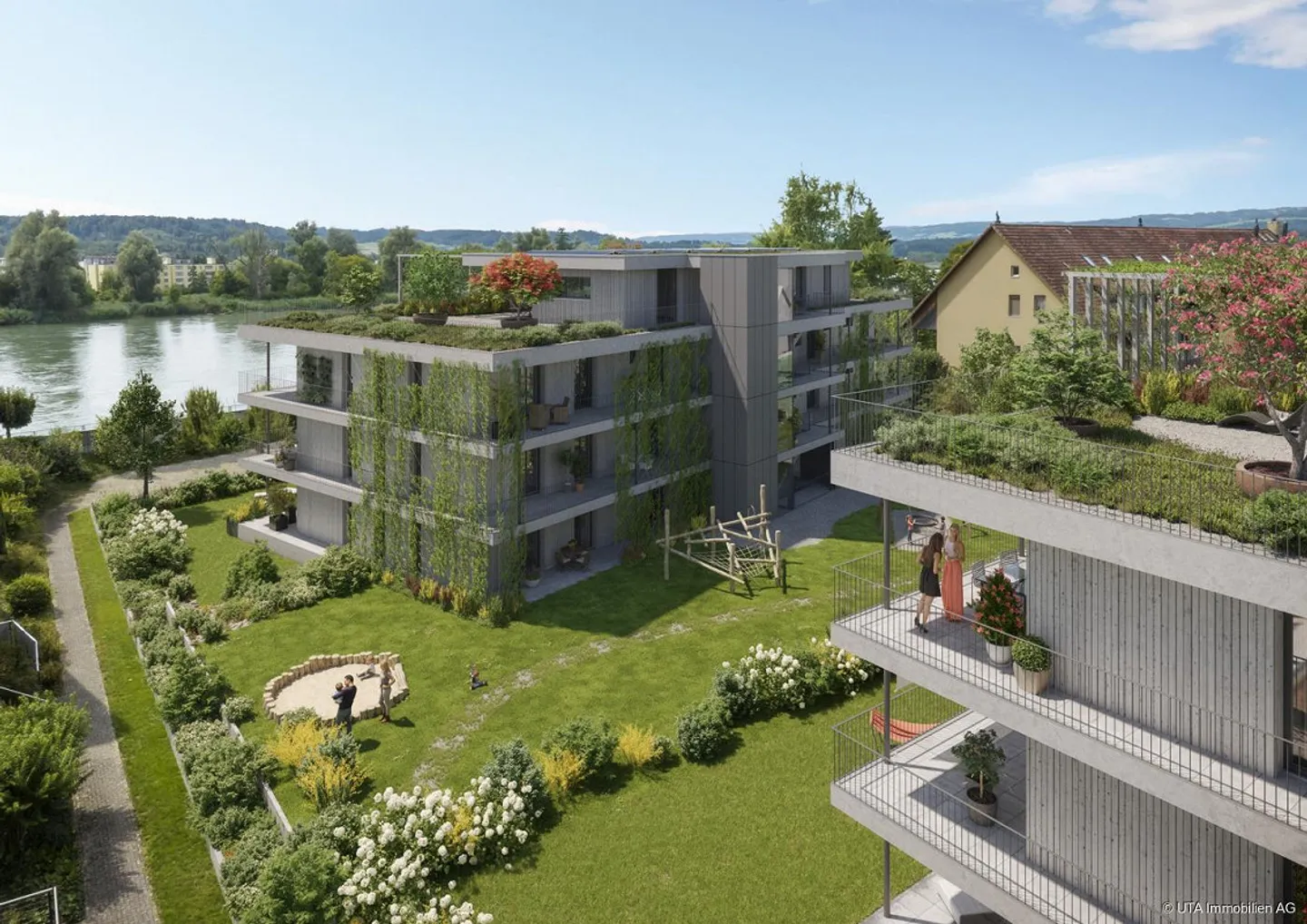 «4½-Zimmer Eigentumswohnungen - wohnen direkt an der Aare» - Foto 2 von 7