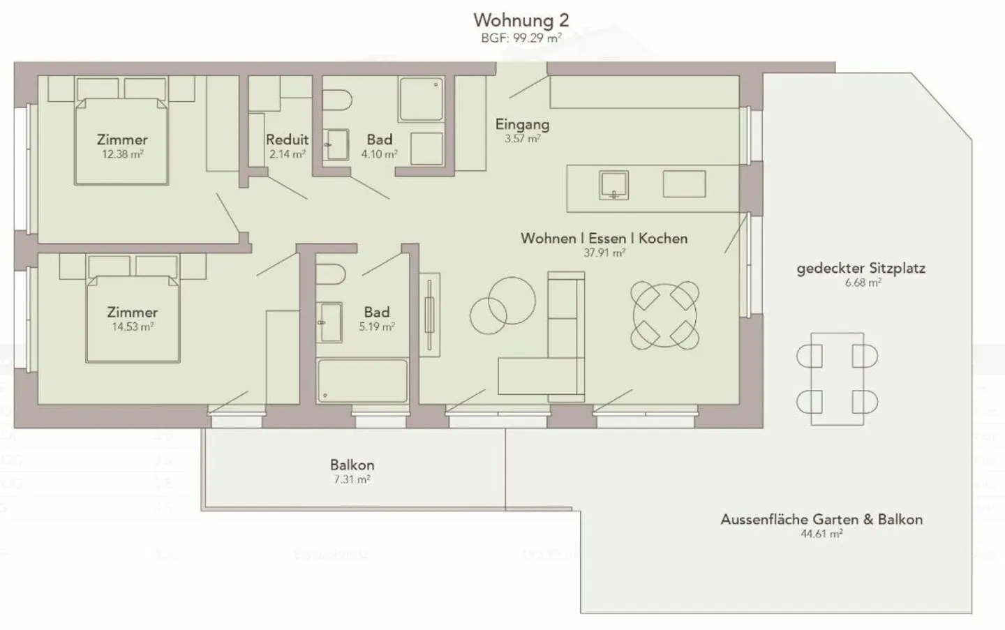 3.5-Room Apartment 1st Floor First Occupancy - Photo 7 of 7