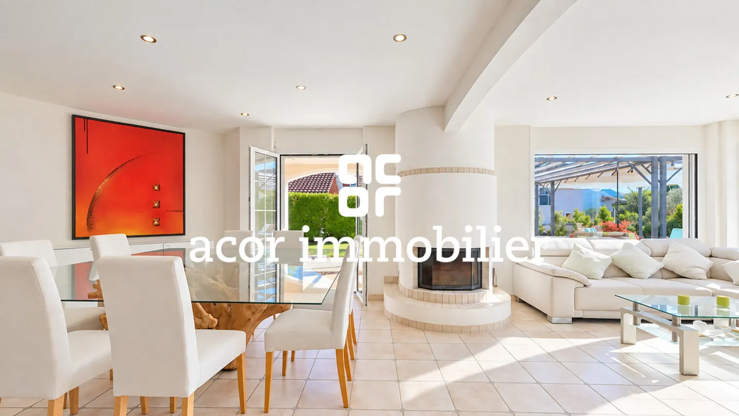 6,5-Zimmer-Villa mit beheiztem Pool gegenüber den Dents-du-Midi - Foto 3 von 10