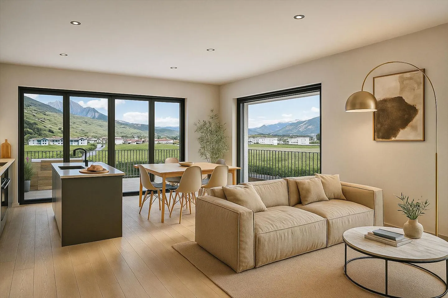 Les Amignes - 4.5 Chambres - Photo 2 sur 5