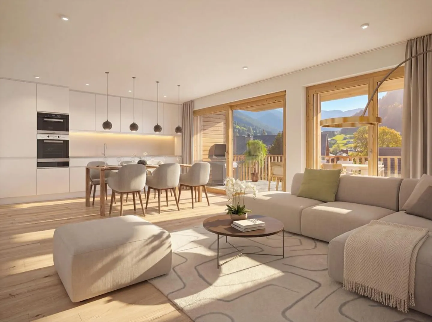 Geräumige Wohnung mit Loggia - Foto 3 von 9