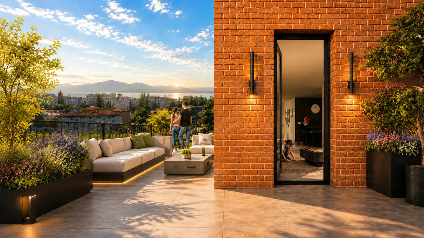 AUX PORTES DE LAUSANNE —  PENTHOUSE D’EXCEPTION — TERRASSE EN ATTIQUE - Foto 1 di 9