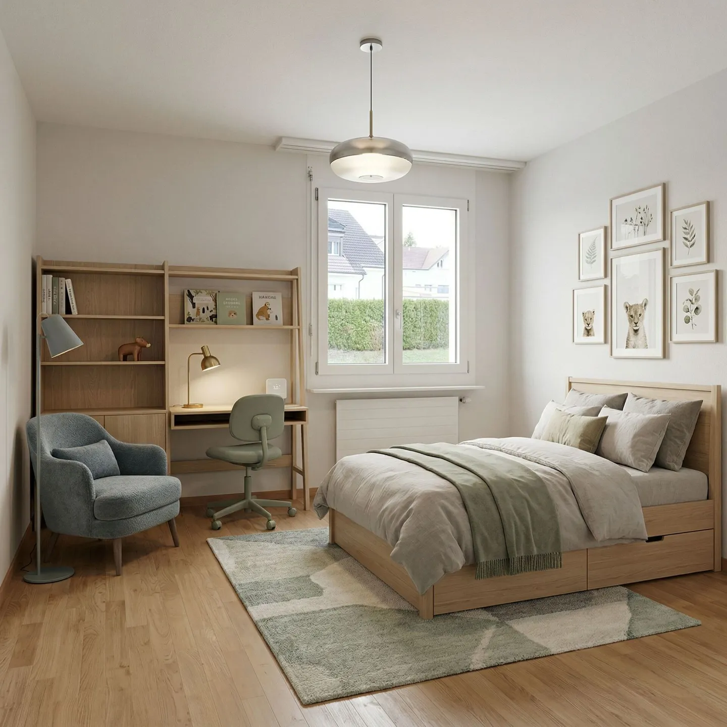 Appartement de 4.5 pièces élégamment rénové à Hochfelden avec balcon - Photo 2 sur 4