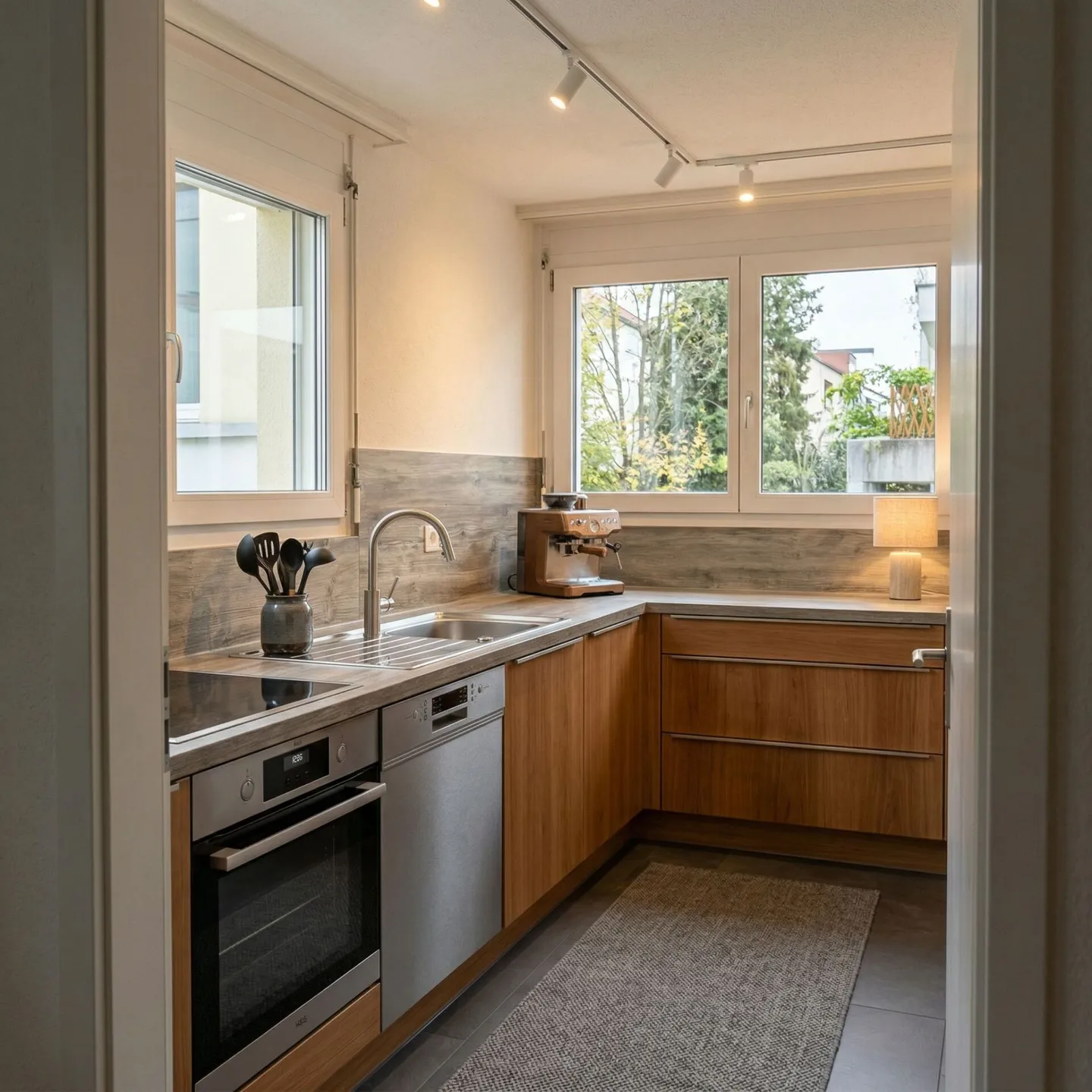 Appartement de 4.5 pièces élégamment rénové à Hochfelden avec balcon - Photo 4 sur 4