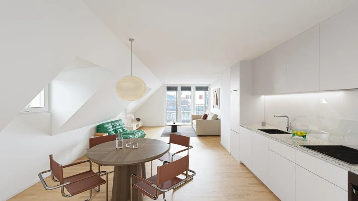 Moderne 3.5-Zimmer Maisonettewohnung - Foto 2 von 4