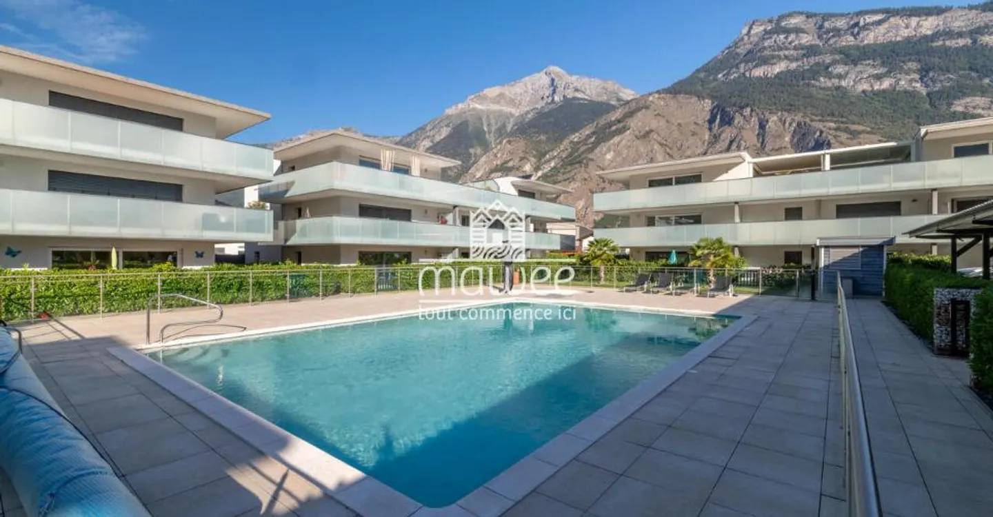 2.5 rooms with private pool in Saxon – A true favorite - Photo 8 of 9