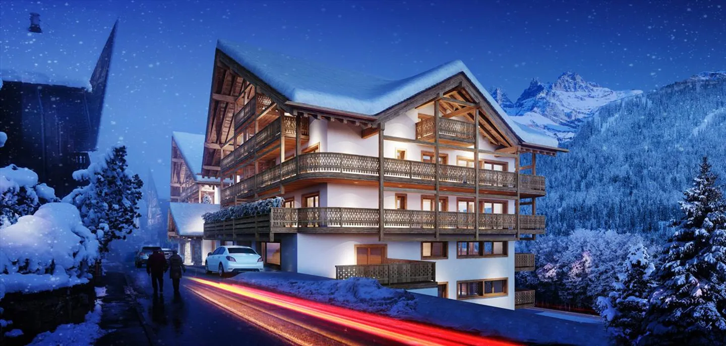 Alpine Lifestyle Partners propone 25 appartamenti in vendita in una residenza secondaria disponibili per la clientela internazionale; progettazione e finiture secondo i più elevati standard svizzeri da un architetto locale premiato. - Foto 1 di 6
