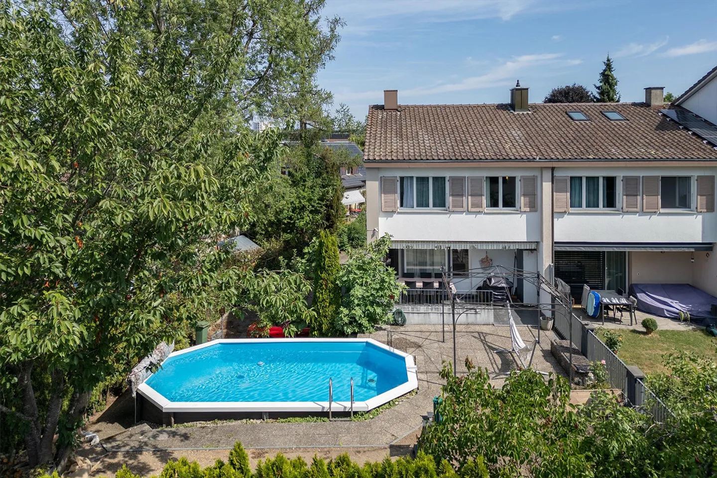 Row End House with Pool in Quiet Neighborhood - Photo 1 of 15