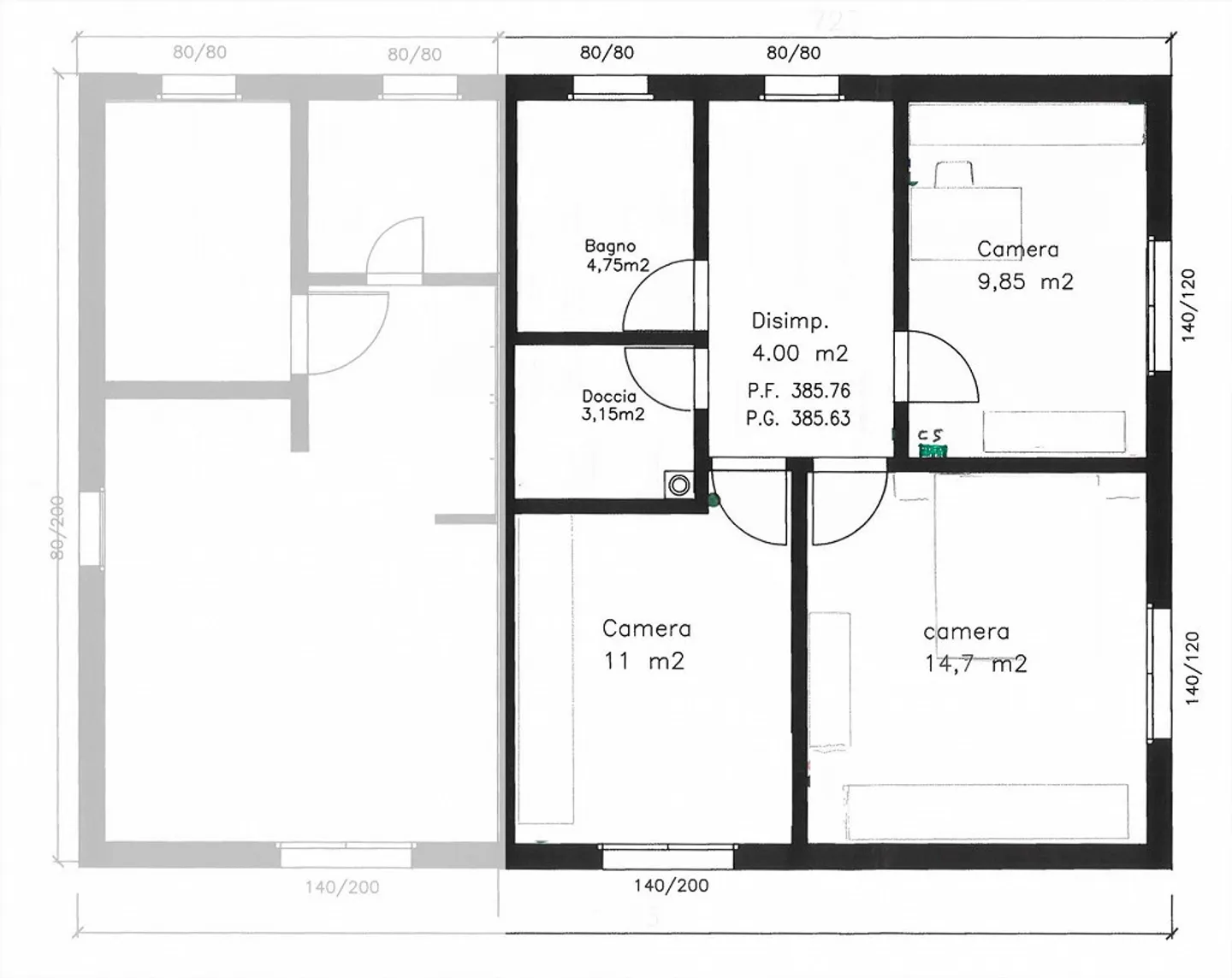 VENDESI CASA BIFAMILIARE GEMELLA CON TERRAZZA - Foto 15 di 16