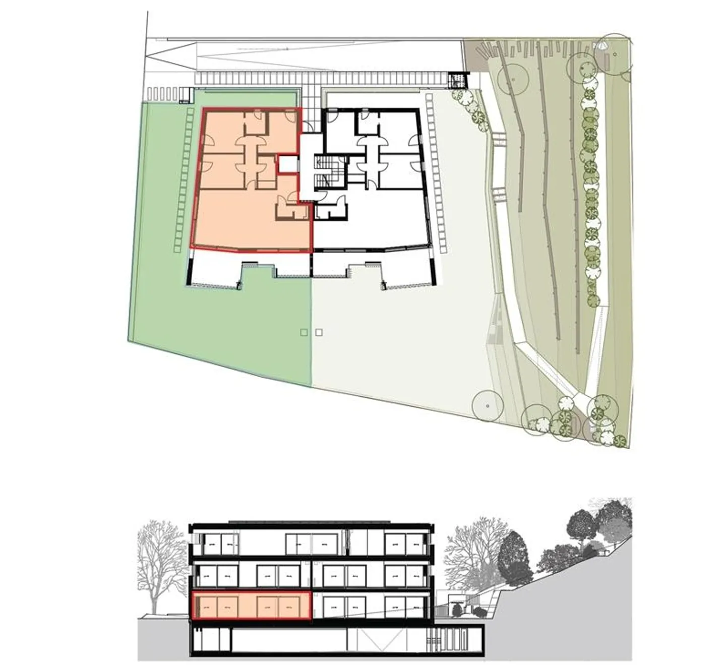 Montagnola, geräumige und moderne 4.5-Zimmer-Wohnung mit privatem Garten - Foto 19 von 20