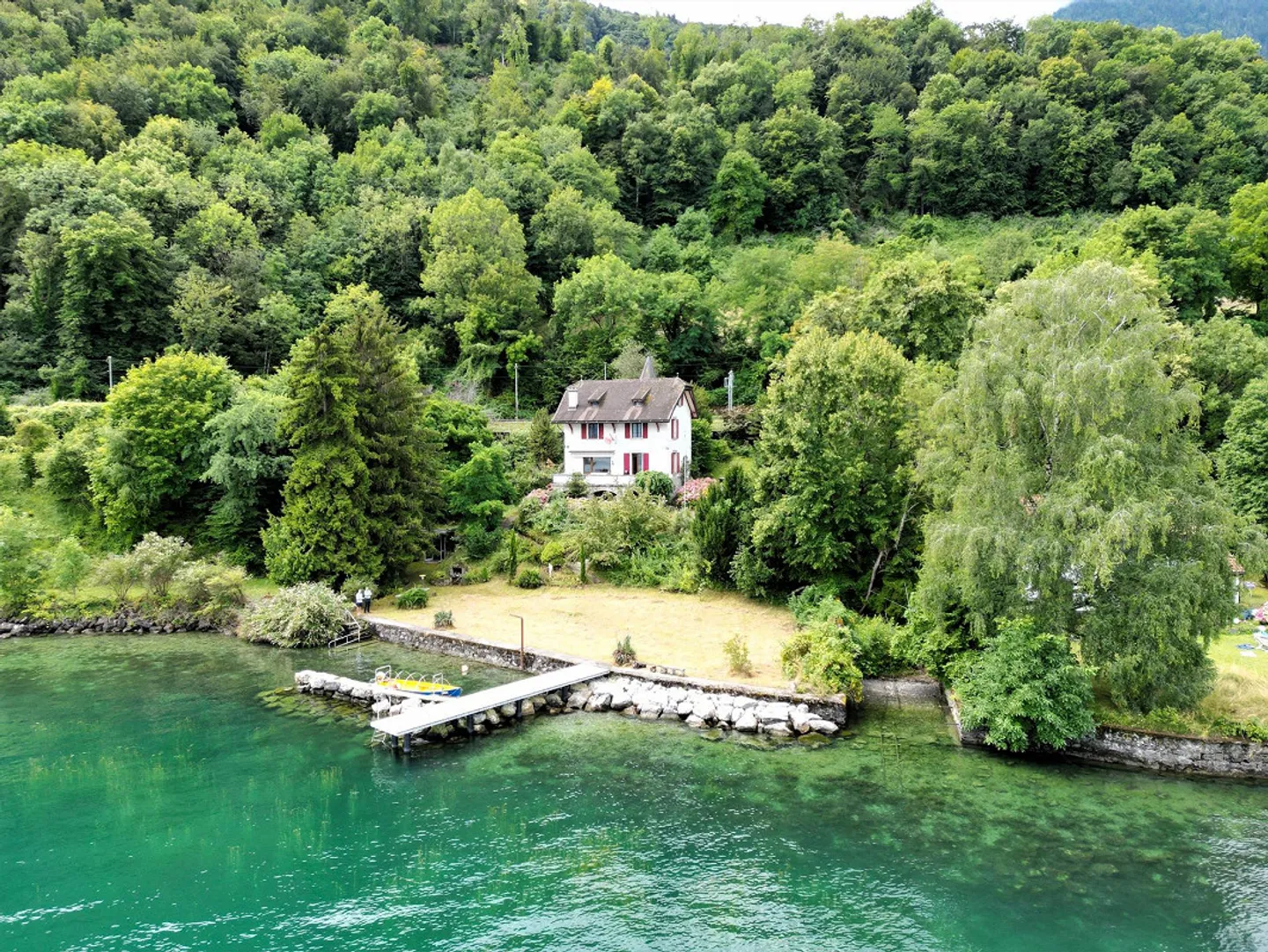 Villa su terreno da sogno al lago di Ginevra con accesso privato al lago - Foto 1 di 25
