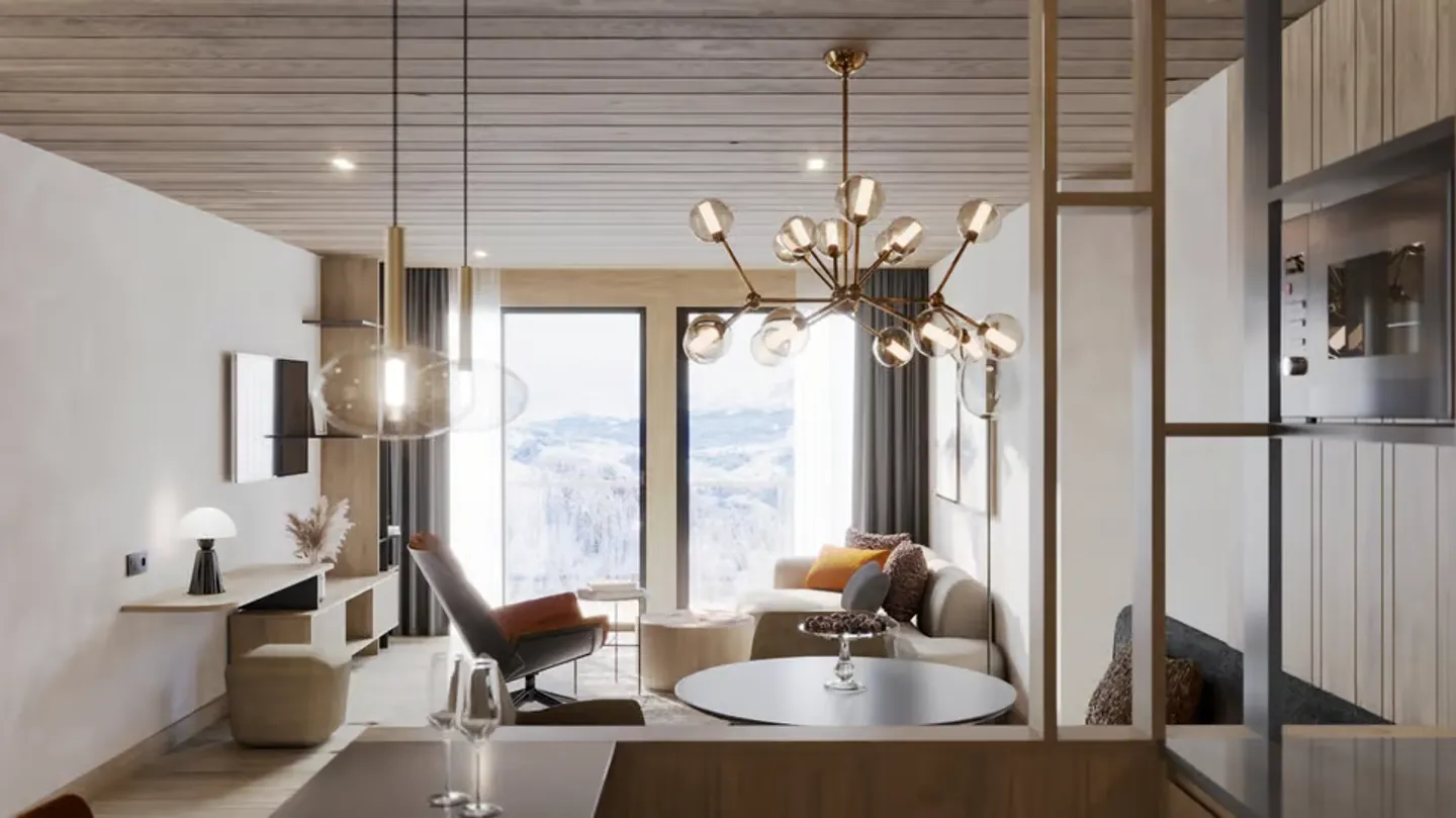 Découvrez Tourmaline : Appartements de luxe de 3,5 pièces à Lauchernalp - Photo 2 sur 13