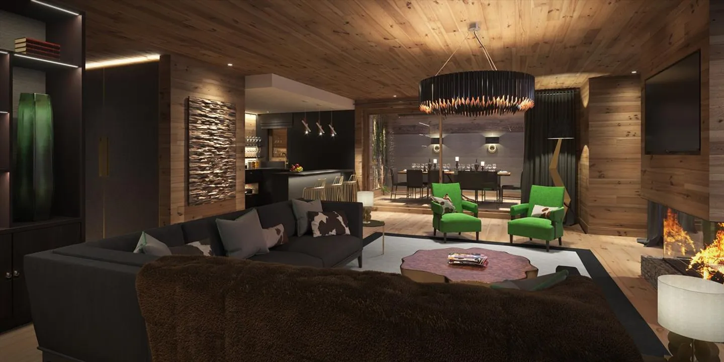 Ideale posizione di fronte alla pista di pattinaggio all'aperto di Nendaz e all'Hôtel Nendaz 4 Vallées & SPA, la prestigiosa residenza The Haven (H4VEN) offre un rifugio di pace nel cuore della stazione ... - Foto 1 di 9