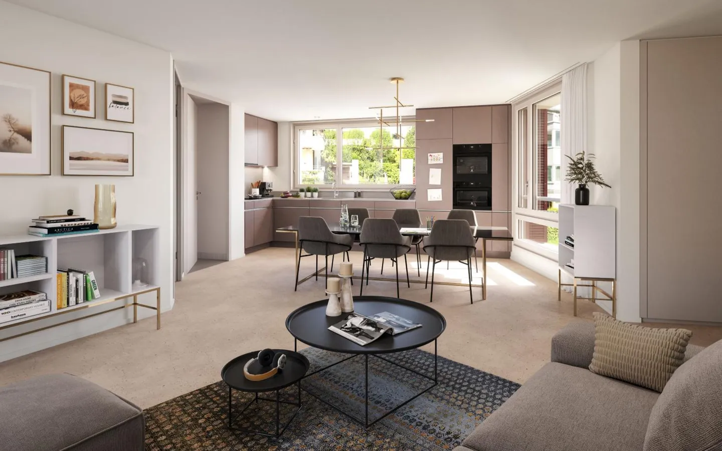 Un appartement spacieux et calme de 5,5 pièces vous attend ! - Photo 3 sur 12