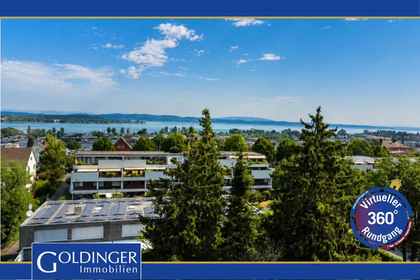 Above the rooftops of Kreuzlingen with unobstructed lake view - Photo 1 of 7