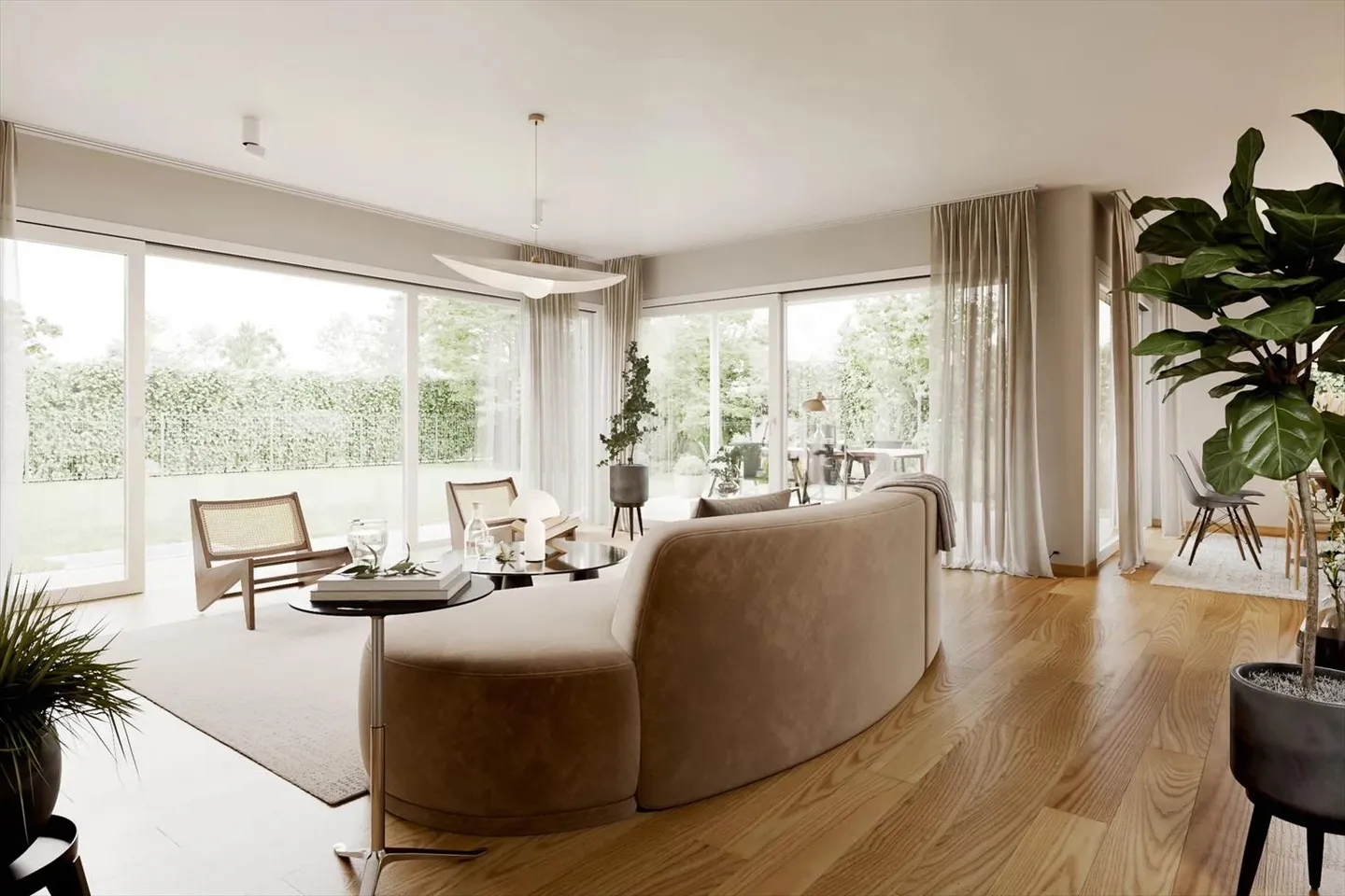 Maison jumelée de 5 pièces avec jardin et cave privée - Photo 2 sur 13