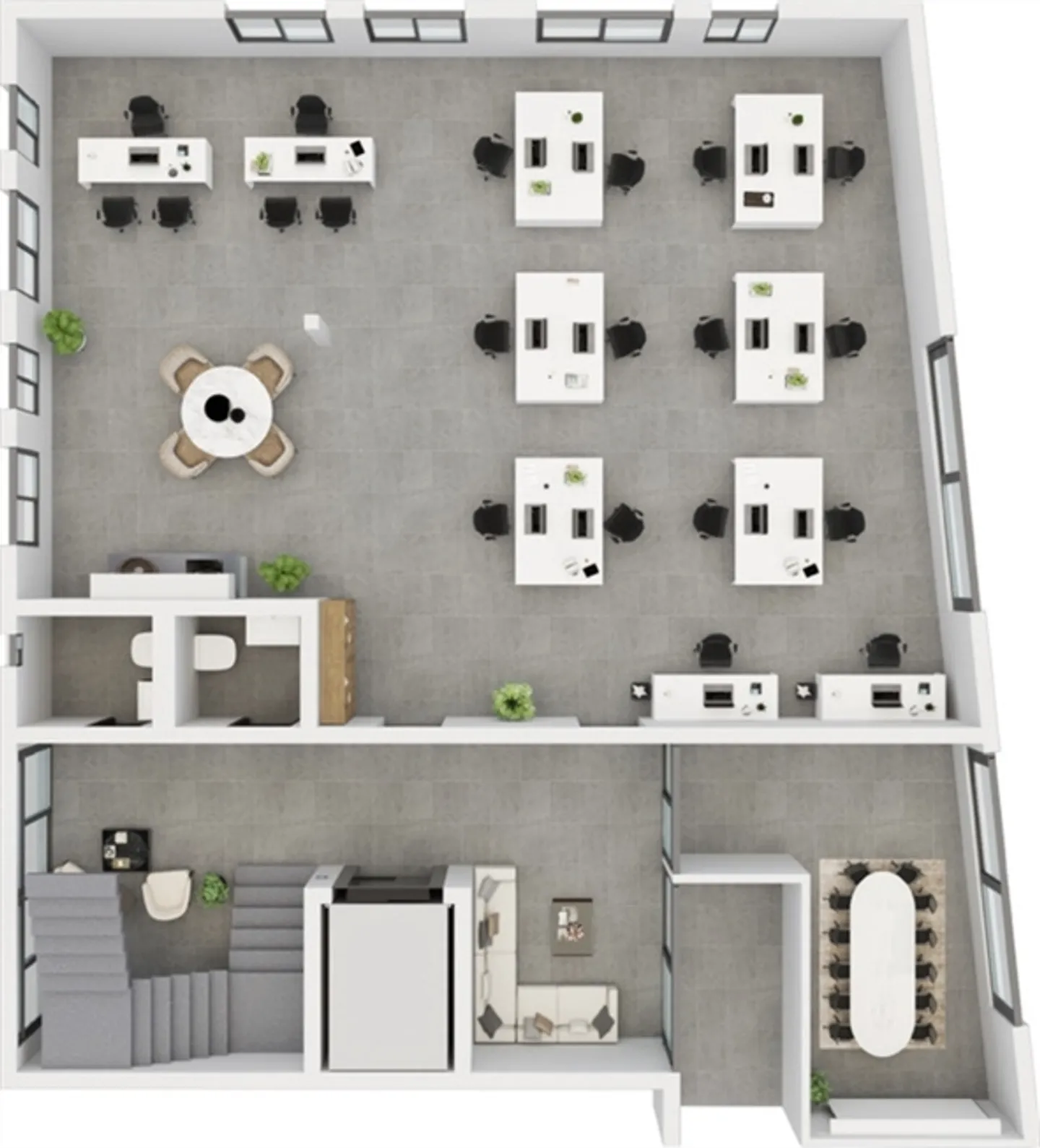 «Neue Büros mit 63,5 m² oder 130 m² im Zentrum der französischsprachigen Schweiz» - Foto 10 von 11