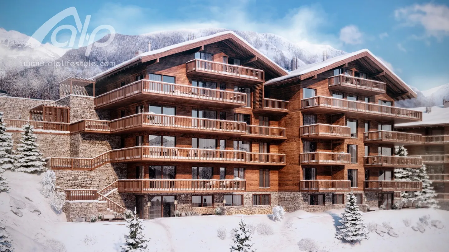 Les Rah&acirc;s &ndash; A quality alpine village apartment residence in one of the most beautiful high altitude valleys in the Alps.A development of quality, serviced rental apartments o … - Photo 2 sur 7