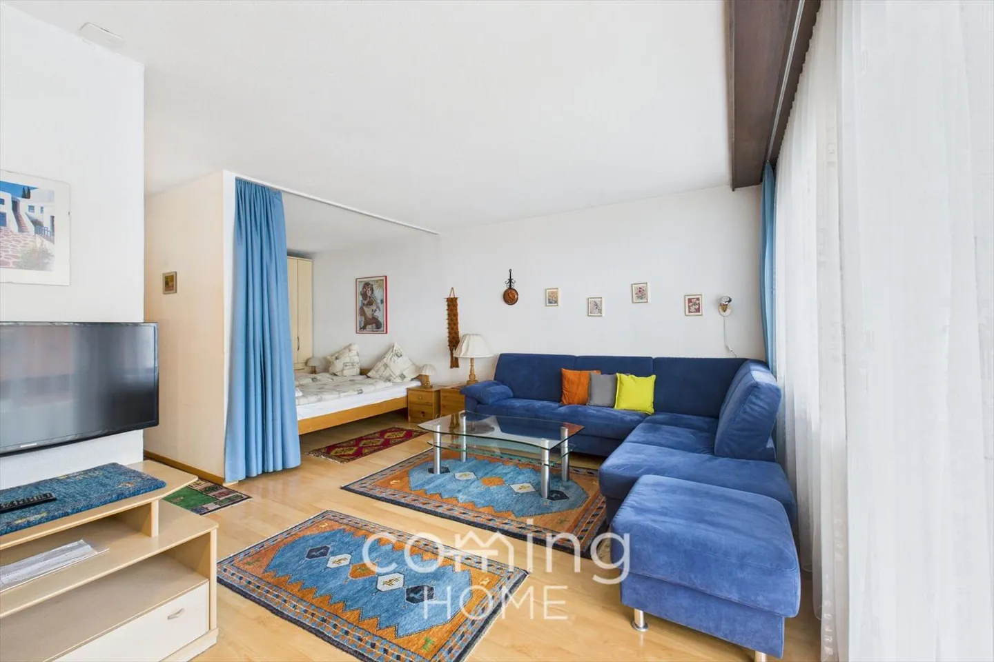 Achetez un studio à Leukerbad - confortable, central et avec vue panoramique sur les Alpes - Photo 1 sur 13