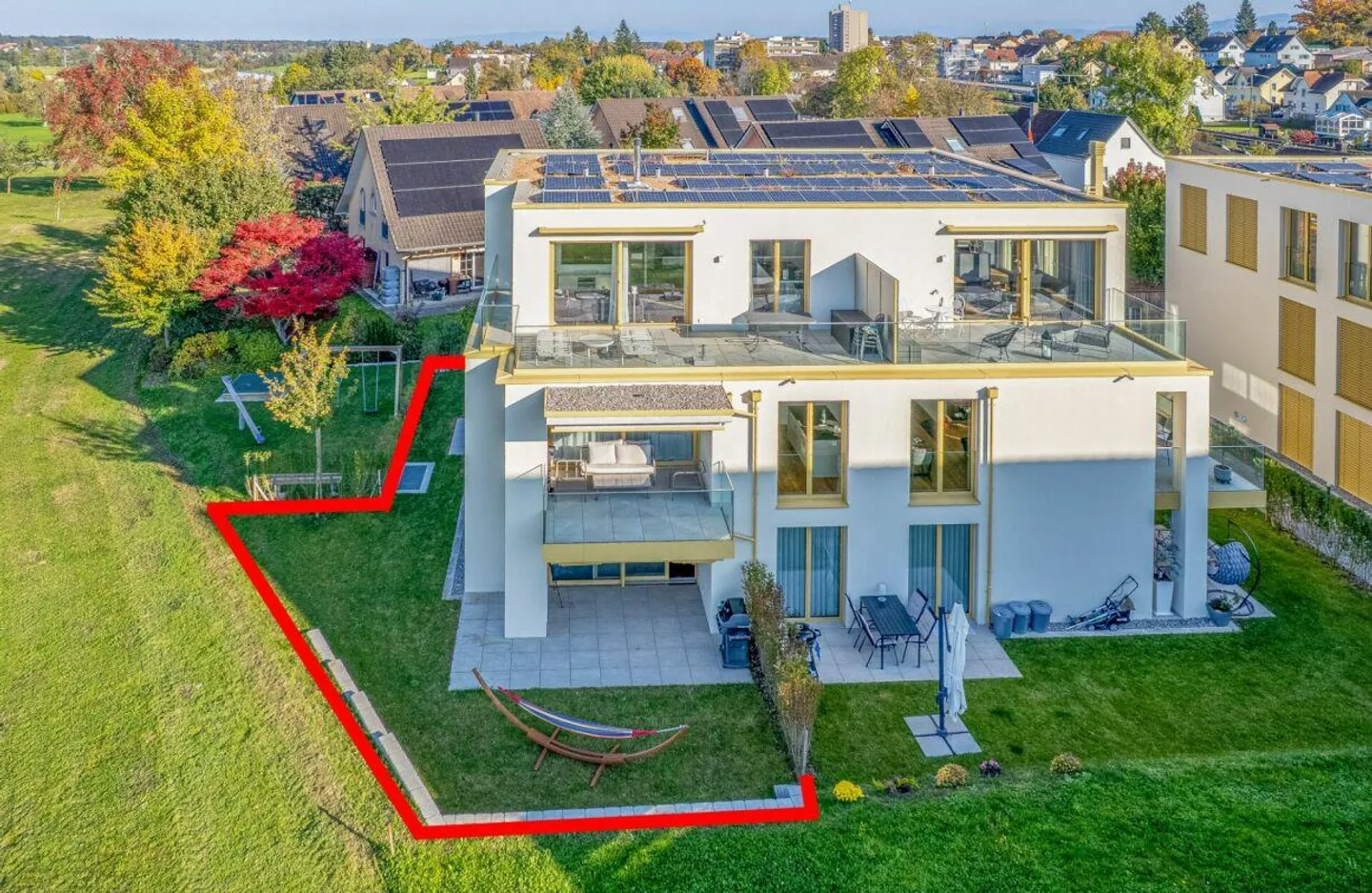 3.5-Room Garden Apartment in a Quiet Location in Amriswil with a View into ... - Photo 2 of 15