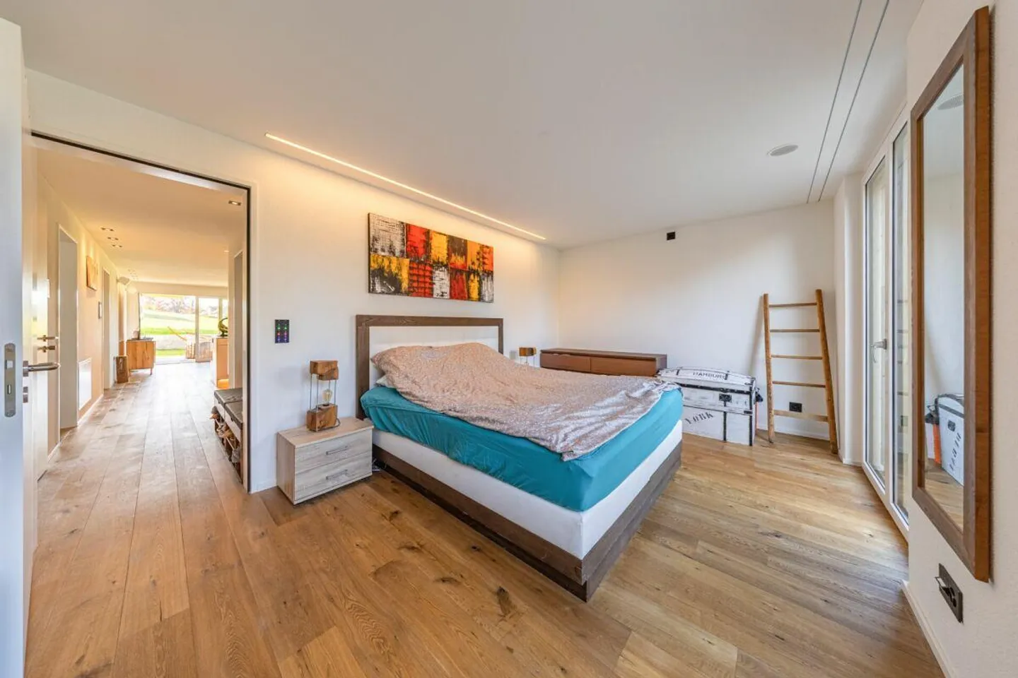 3.5-Room Garden Apartment in a Quiet Location in Amriswil with a View into ... - Photo 8 of 15