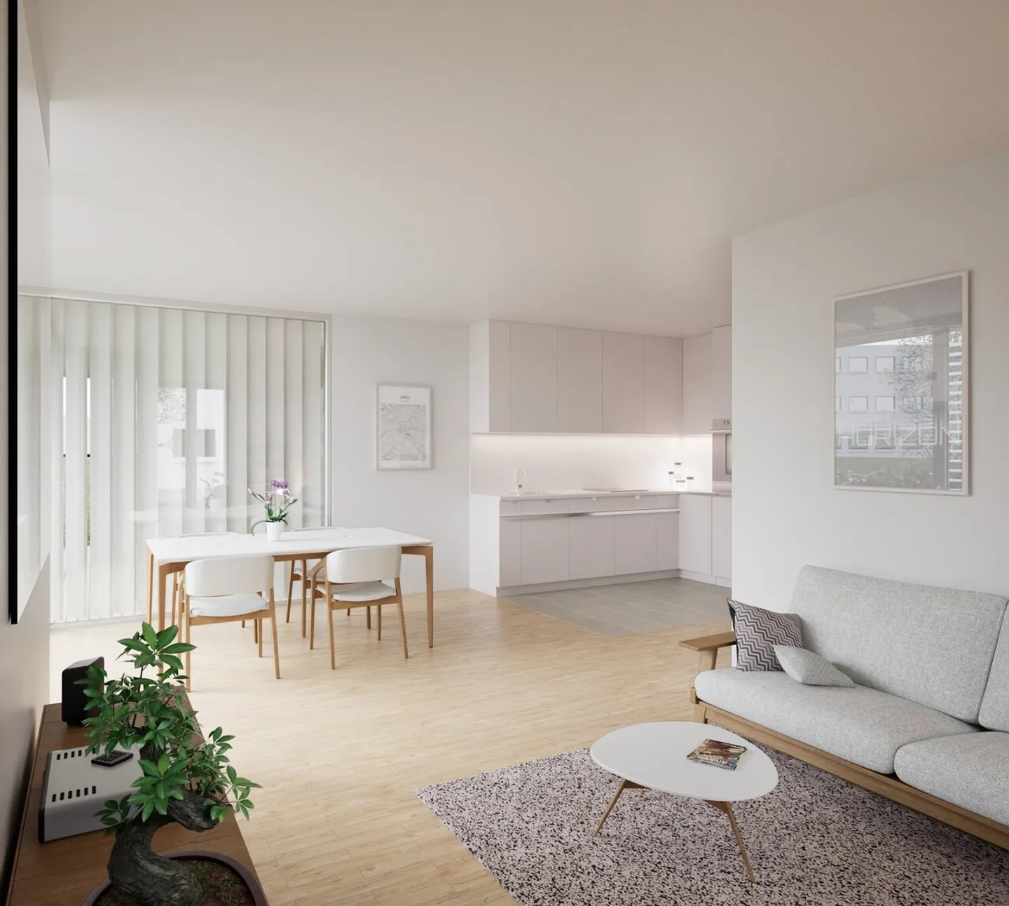 Moderne 3.5-Zimmer-Wohnung mit Mietgarten und Holzterrasse in Zürich-Schwamendingen - Photo 1 sur 5