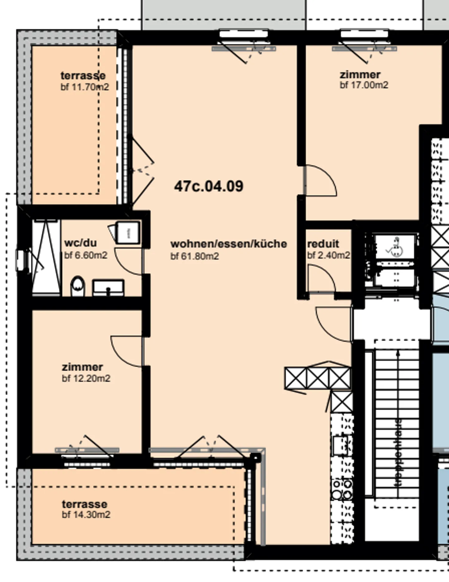 Modern 3.5-room attic apartment - Photo 9 of 9