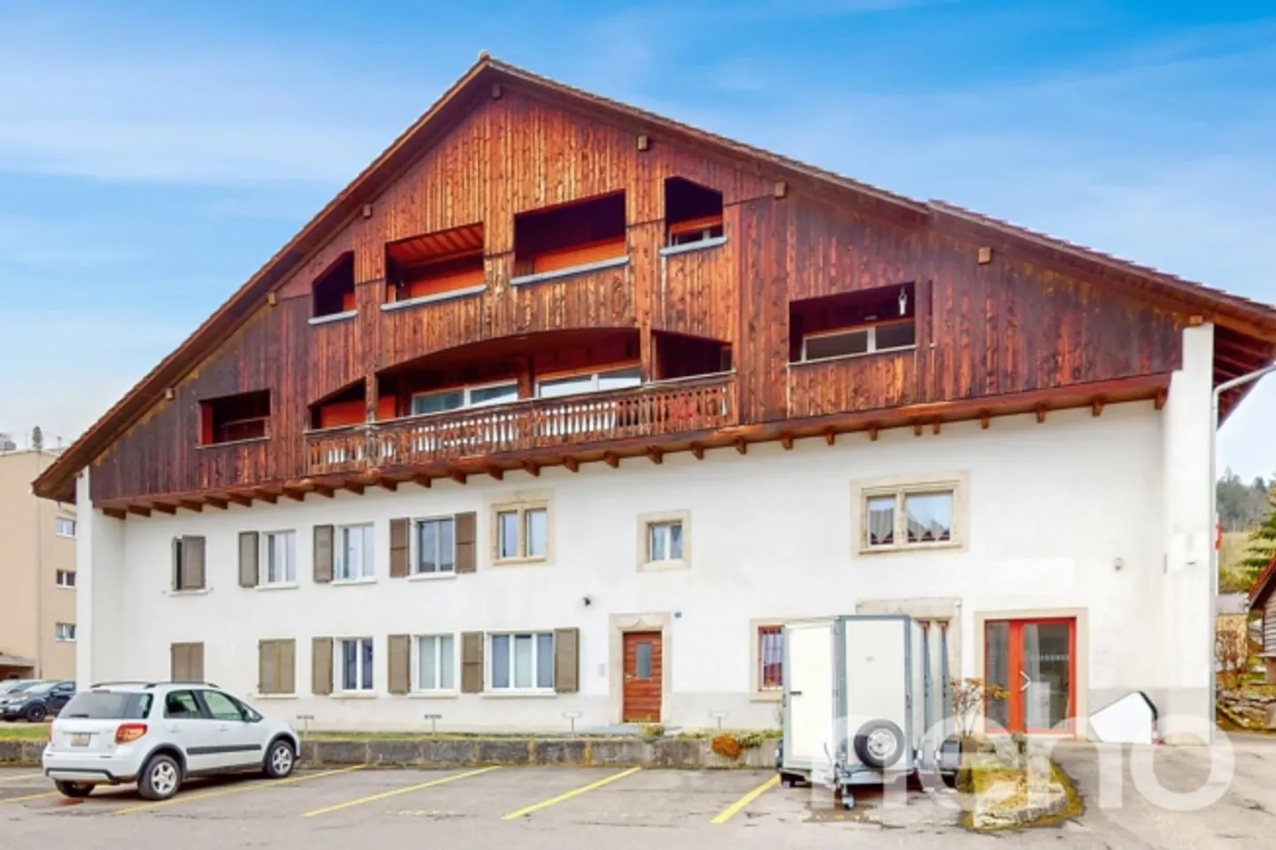 Große 4-Zimmer-Wohnung in La Sagne - Foto 2 von 13