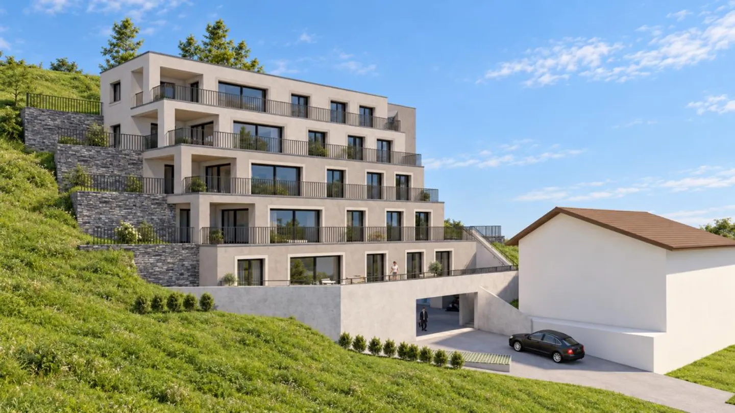 Moderne Wohnung mit sonniger Terrasse - Foto 4 von 4