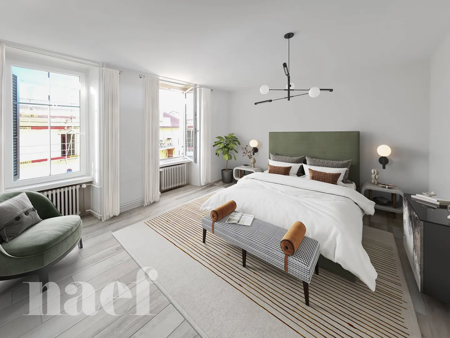 Appartement de 4.5 pièces rénové dans un bel immeuble - Photo 3 sur 7